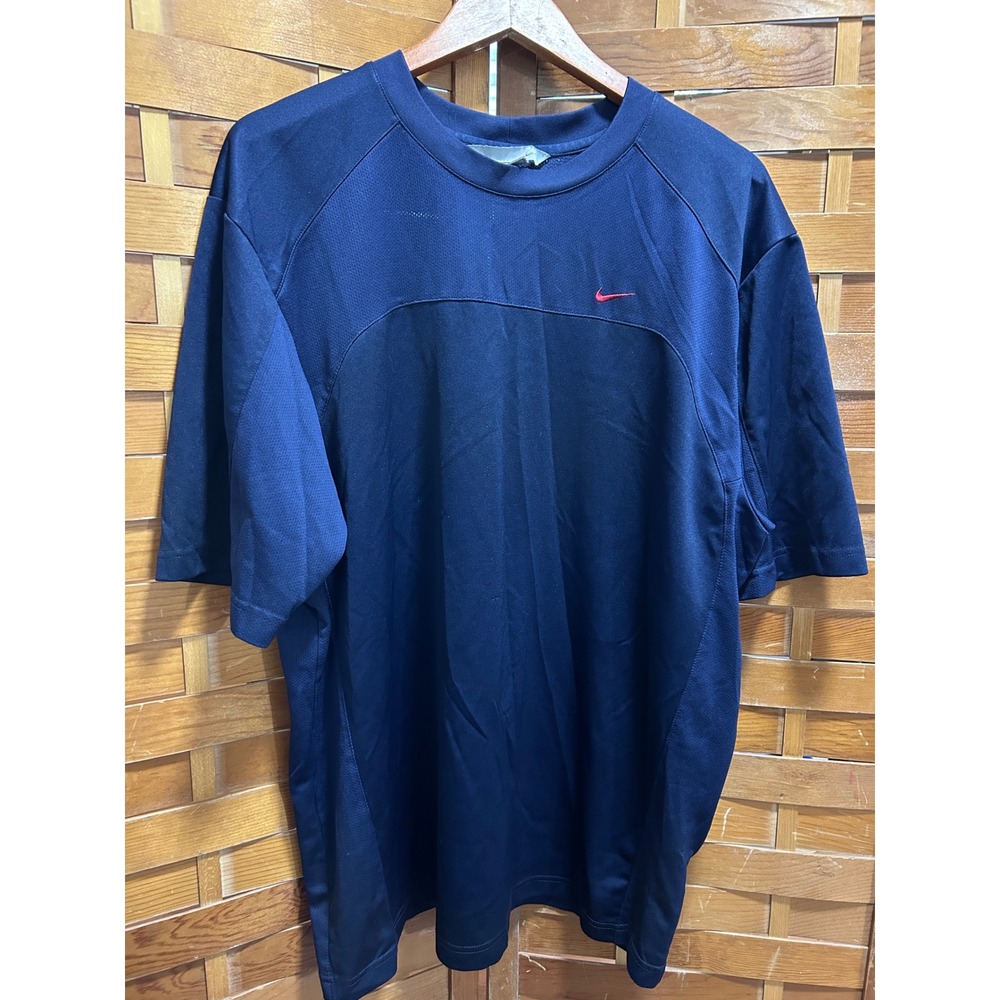 Nike Dri Fit Mens T Shirt‎ Navy Blue Short Sleeve Athletic Performance Tee XL